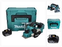 Makita DKP 181 F1J Akku Hobel Falzhobel 82 mm 18 V Brushless + 1x Akku 3,0 Ah + Makpac - ohne Ladegerät