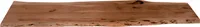 SAM® Tischplatte Baumkante Akazie Nuss 160 x 40 cm CURTIS