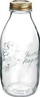 Bormioli Rocco Quattro Stagioni szklana butelka z zakrętką - 1 litr