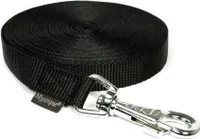 Mystique® Nylon Schleppleine 20mm schwarz 50m robust Karabinerhaken