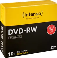 Intenso DVD-RW 4.7GB, 4x 4,7 GB 10 Stück(e)