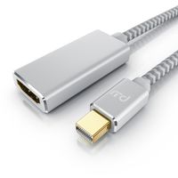 Primewire 4k Mini Displayport zu Hdmi 2.0 Adapter – mini DP Kabel – 4k@60Hz - Thunderbolt 1 - 2 - Audio und Video