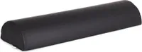 Habys Lagerungsrolle Halbrund, Knierolle, Nackenkissen, Nackenrolle, Lagerungskissen für Massage und Therapie, Kniehalbrolle, 60x19x9cm Schwarz