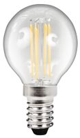 LED Filament Tropfenlampe McShine "Filed", E14, 4W, 470 lm, warmweiß