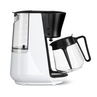 Tchibo Kaffeemaschine „Let’s Brew“, weiß, für bis zu 10 Tassen Filterkaffee, 1,25 l Glaskanne mit Aroma Swing und Warmhalteplatte, Abschaltautomatik und Tropf-Stopp