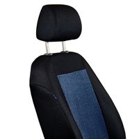 Schwarz-blaue Velours Sitzbezüge für HYUNDAI i20 Autositzbezug Komplett