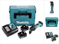 Makita DTM 50 RFJ Akku Multifunktionswerkzeug 18V + 2x Akku 3,0Ah + Ladegerät + Makpac
