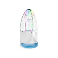 Dudao Tragbarer 5.0 Bluetooth Speaker Lautsprecher Springbrunnen mit RGB-LED-Beleuchtung 1000mAh Weiß