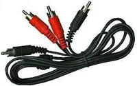 Cinch-Verbindung 1,5m Stereo Stecker/Stecker