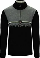 Dale of Norway Lahti Mens Knit Sweater Black/Smoke/Off White XL Sveter