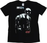 Star Wars - Pánske tričko "K-2SO" BI45596 (S) (Black)