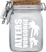 Spardose Geld Geschenk Ideen Altersvorsorge Transparent Größe L 1 Liter