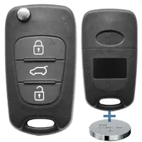 2 Teilige Für Hyundai Fernbedienung Schlüsselhülle 3-Tasten Gummi Knopfpads  4894670631833