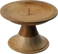 Klassischer Kerzenleuchter aus Holz für Kerzen Ø 70 - 90 mm