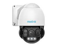 Reolink 8MP PTZ PoE Überwachungskamera Aussen mit Spotlight, Personen-/Fahrzeugerkennung, 360° Schwenk 90° Neige, 5X Optischem Zoom, Farbnachtsicht, Auto-Tracking, 2-Wege-Audio, RLC-823A