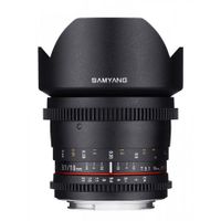 Samyang 10mm T3.1 ED AS NCS CS VDSLR, SLR, 14/9, Ultraweitwinkelobjektiv, 0,24 m, Canon EF, Manuell