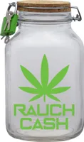 Spardose Geld Geschenk Ideen Rauch Cash Transparent Größe XXL 3 Liter