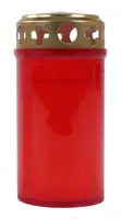 Grabkerze rot Grablicht Gedenkkerze Trauerkerze 3-Tagebrenner Grableuchte