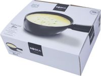 Boska Fondue Pot Nero, keramický hrnec, hrnec na fondue, miska na fondue, kamenina, černá, 1 l, 853552