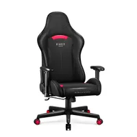 Diablo X-Gamer 2.0 Gaming Stuhl Bürostuhl Stoffbezug Ergonomisches Design  Lendenwirbelkissen Softpadauflage (Schwarz-Weiß) : : Küche,  Haushalt & Wohnen