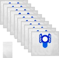 10x Staubsaugerbeutel geeignet für Diamant U 400 401 4111 412 414 416 Vlies + Filter