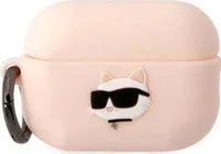 Karl Lagerfeld KLAP2RUNCHP puzdro pre AirPods Pro 2 ružové silikónové