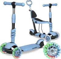 Ricokids Todi Dreirad - blau-grauer Tretroller