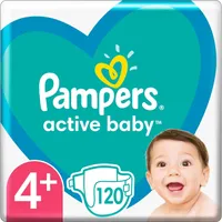 Pampers Windeln Active Baby Dry Mega Pack 4+, 10-15 kg, 120szt.