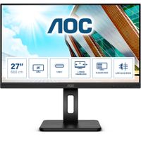 AOC U27P2CA 68,58cm 27Zoll IPS UHD 60Hz 350 cd/m2 4ms HDMIx2 DP USB typ C z DP 4xUSB 3.2