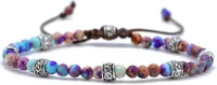 ALSTER HERZ® Armband Damen Energiearmband, feines Yoga Armband Jaspis, Geschenk Frau, J0462