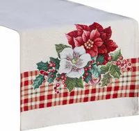 Eurofirany běhoun na stůl 1273 Vánoční ubrus 45x140 cm tapiserie