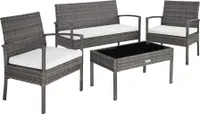 Rattan Sitzgruppe Sparta für 4 Personen