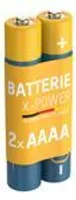 ANSMANN Alkaline-Batterien X-Power Mini AAAA 1,5 V, 2 Stück