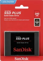 SanDisk SSD Plus 240 GB čítanie 530 MB/s SDSSDA-240G-G26