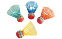 Hudora Ersatzbälle für Badmintonset Fun 4 Stück