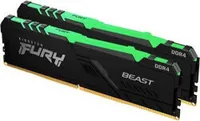 DDR5 16GB KIT 2x8GB PC 5200 Kingston FURY Beast RGB KF552C40BBAK2-16