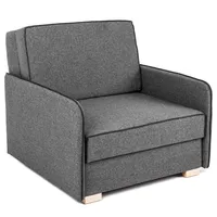 Einzelsofa mit Schlaffunktion in grau sawana 05
