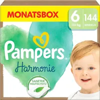 Pampers Harmonie Baby Windeln Größe 6, 144 Windeln, 13+kg
