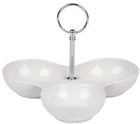 alpina dip bowls set 3 nádoby - tapas misky na občerstvenie a dipy - porcelánová miska na občerstvenie