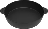 ROBARI Schmorpfanne Servierpfanne aus Gusseisen 26 cm