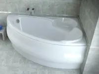 BADLAND Eckbadewanne Badewanne Finezja RECHTS 140x95 mit Acrylschürze, Füßen und Ablaufgarnitur GRATIS