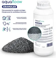 Aquaflow granulat uzupełniający 1 litr, granulat do filtrów wody do wkładów wielokrotnego napełniania, uniwersalny granulat uzupełniający do filtrów wody
