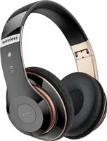 Drahtlos Over Ear Kopfhörer 40 Std Spielzeit Faltbare Over Ear Kopfhörer mit 6 EQ Modi Eingebautem Hochwertiges Mikrofon Headset Raumklang Kopfhörer