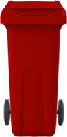 Kunststoffbehälter 120l rot