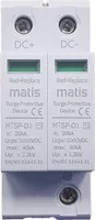 Matis PV Überspannungsableiter Blitzschutz Typ 2 1000V 2-Pol