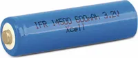 XCELL Mignon-Solar Akku IFR14500 AA, 3,2 V-, 600 mAh, LiFePO4