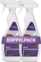 Imprägnierspray Zelt 2x 500ml - Imprägnierung für Markisen Pavillon Sonnenschirm  Germany