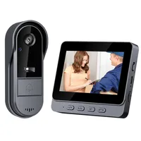 Drahtlose Türklingelkamera, High-Definition 1080P Video, Zwei-Wege-Audio, 170° Winkel, 4,3-Zoll Bildschirm, IPX65 Outdoor wasserdicht