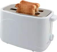 Slabo Automatik Toaster mit Brötchenaufsatz | 7 Bräunungsstufen | 700W - weiß
