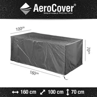 AeroCover 792-2 Tischhülle160x100xH70, anthrazit